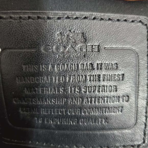 Coach 32291 Borough Bag Black Soft Nappa Leather 2/Way Shoulder Bag - Picture 11 of 15